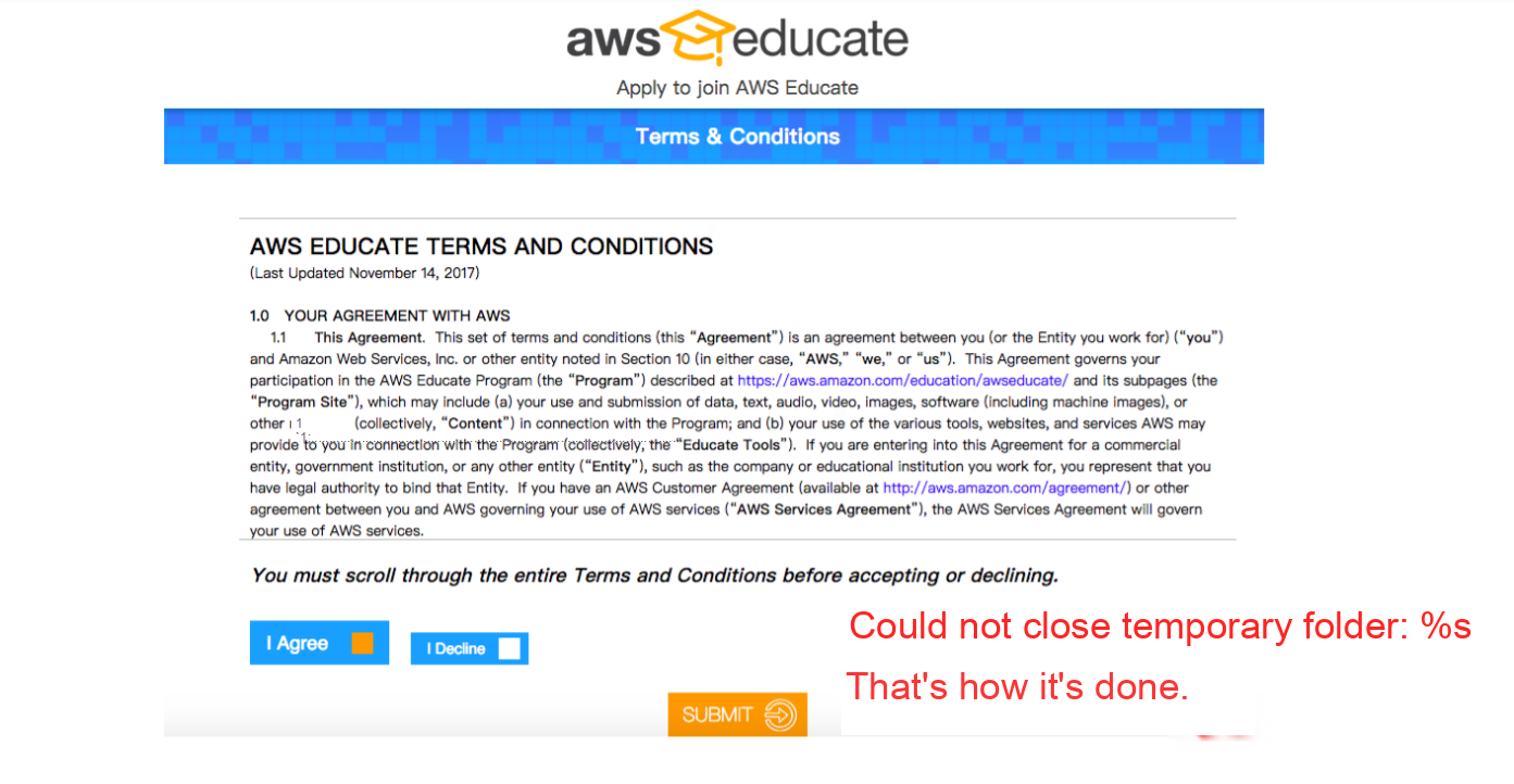 AWS Educate tutorial step image 2