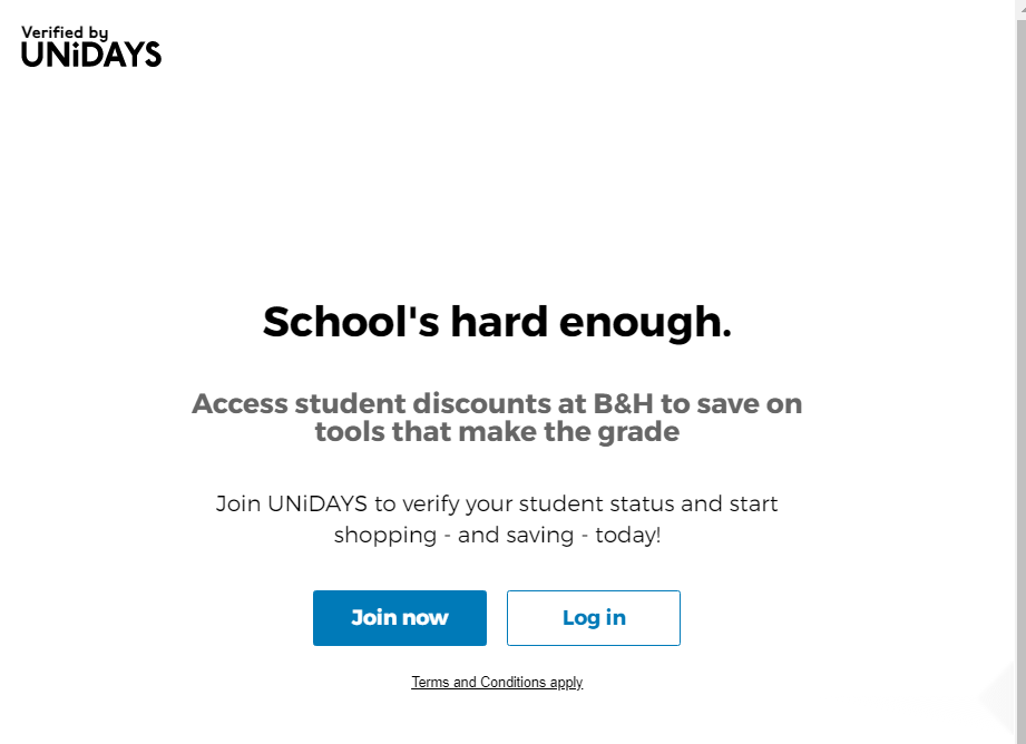 B&H Photo Student Discount tutorial step image 2