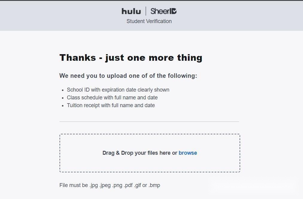 Hulu Student Discount tutorial step image 3