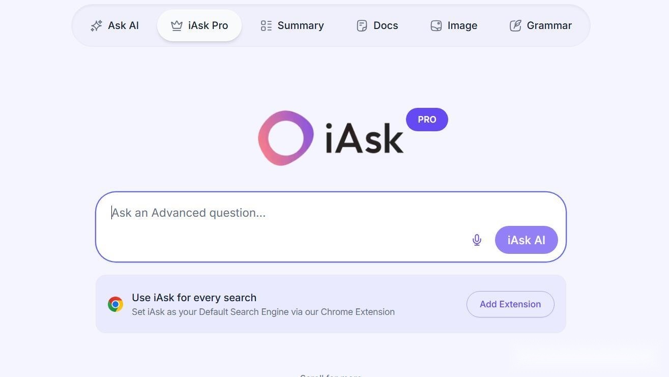 iAsk AI Student tutorial step image 3