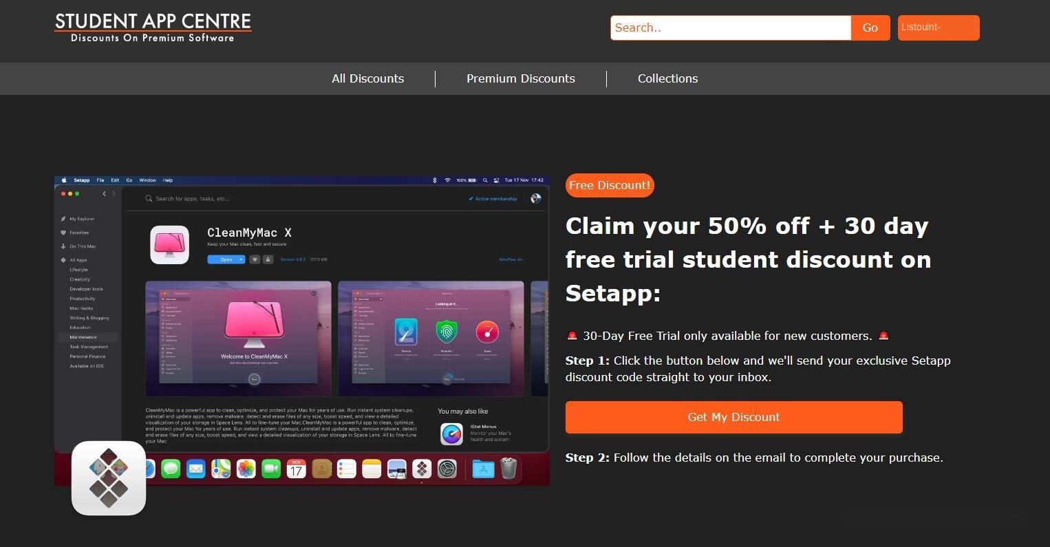 Setapp Student Discount tutorial step image 3
