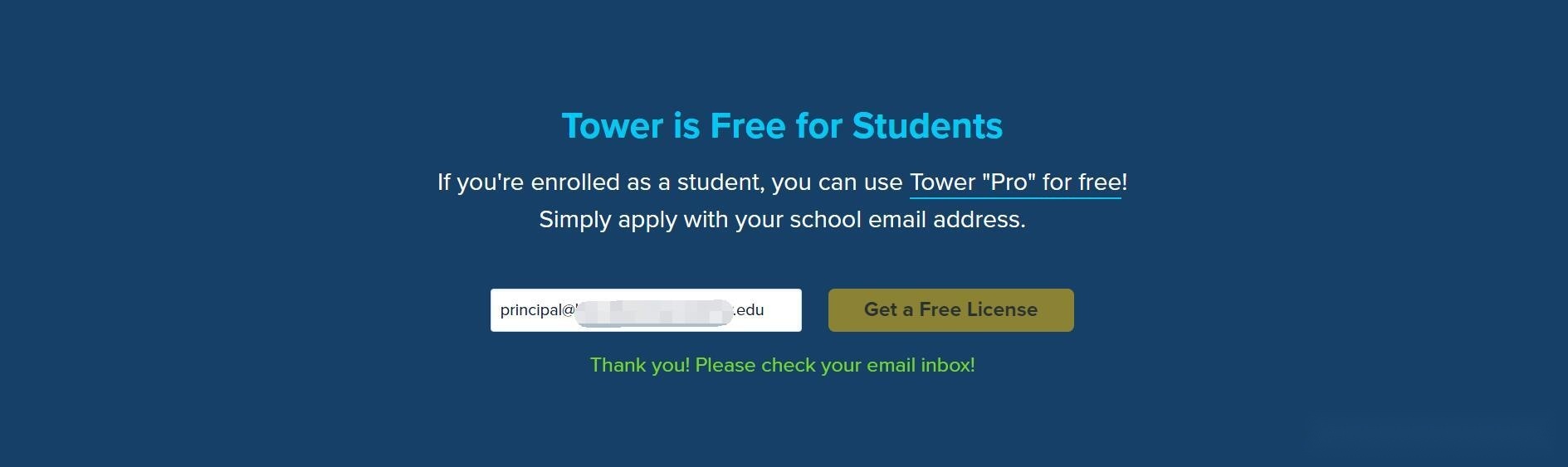 Tower Student tutorial step image 2